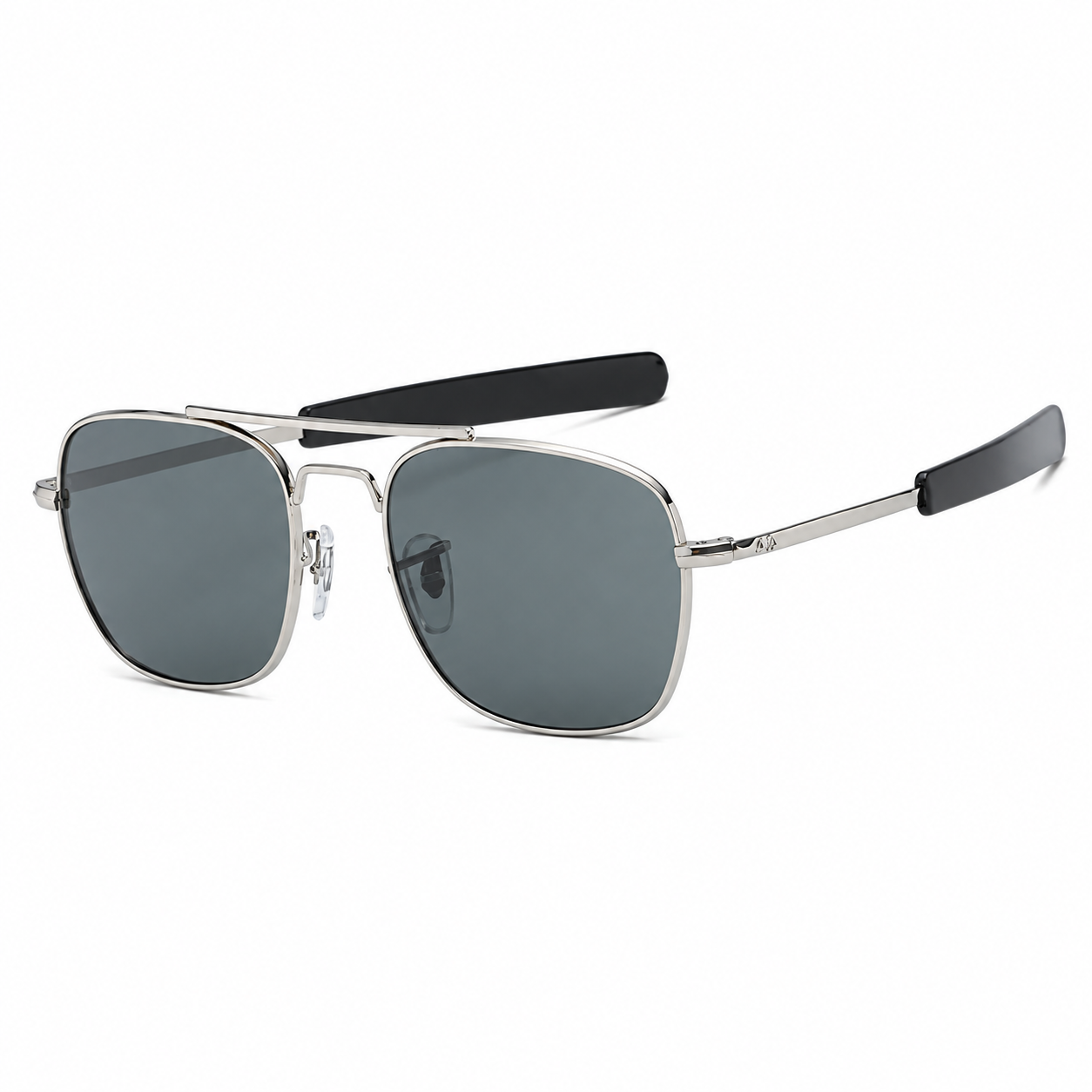 Óculos aviador quadrado ICEMAN 139 prateado